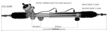 Car Parts Sold In Uganda - Power Steering Rack 7836993L5 BH8X22712 BUICK