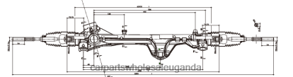 Auto Parts Wholesale - Power Steering Rack 56500-P2000 BH8X22724 HYUNDAI/KIA