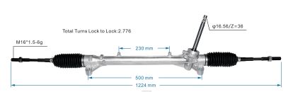 Auto Parts Wholesale Suppliers - Power Steering Rack 56500-J4000 BH8X22762 HYUNDAI/KIA