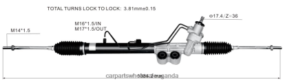 Auto Parts Wholesale Near Me - Power Steering Rack 8-97946131-0 BH8X22608 ISUZU