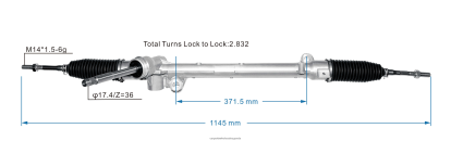 Car Parts Sold In Uganda - Power Steering Rack BELG-32-110A BCKA-32-110A/B BH8X22640 MAZDA