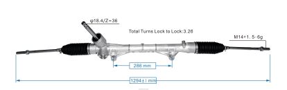 Auto Parts Wholesale Near Me - Power Steering Rack 4410A769 BH8X22545 MITSUBISHI