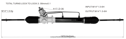 Car Parts Wholesale Uganda - Power Steering Rack 49001-2W305 BH8X22602 NISSAN