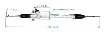 Auto Parts Wholesale Suppliers - Power Steering Rack 45510-BZ360 BH8X22501 TOYOTA