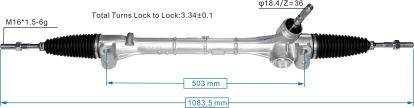 Car Accessories Wholesale - Power Steering Rack 45510-58060 BH8X22497 TOYOTA