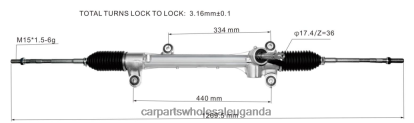 Car Parts Sold In Uganda - Power Steering Rack 45510-28220 BH8X22514 TOYOTA