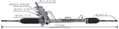 Auto Parts Wholesale Online - Power Steering Rack 6R1423055D BH8X22421 VOLKSWAGEN