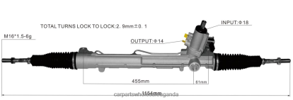 Auto Parts Wholesale - Power Steering Rack 8RD422065 8R1422065G 8RD422065A BH8X22418 VOLKSWAGEN